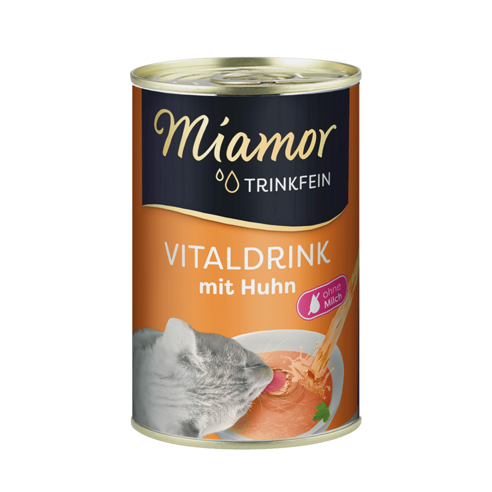 MIAMOR Vitaldrink Napój Nawadniający dla Kotów Mix Smaków 5x135ml